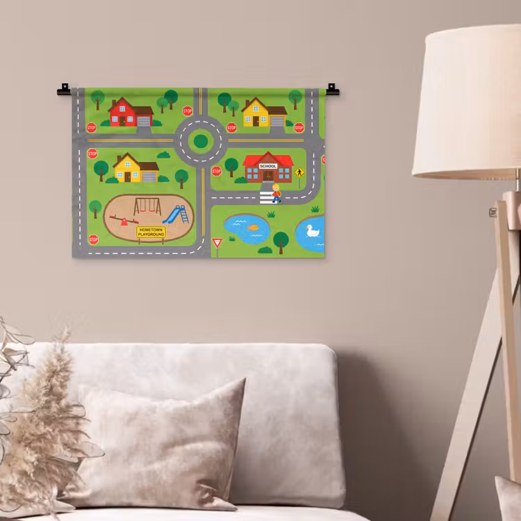 Wall Hanging - City - Roads - Cartoon — 2