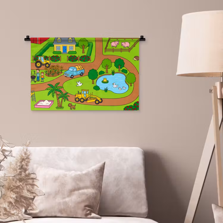 Wall Hanging - Countryside - Animals - Cartoon — 2