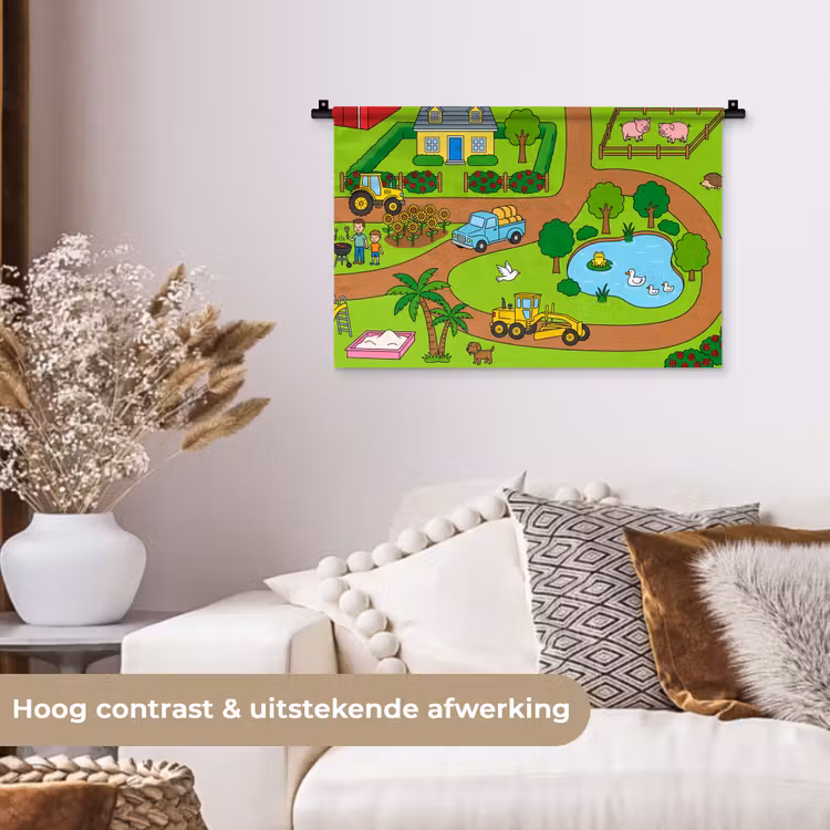 Wall Hanging - Countryside - Animals - Cartoon — 4