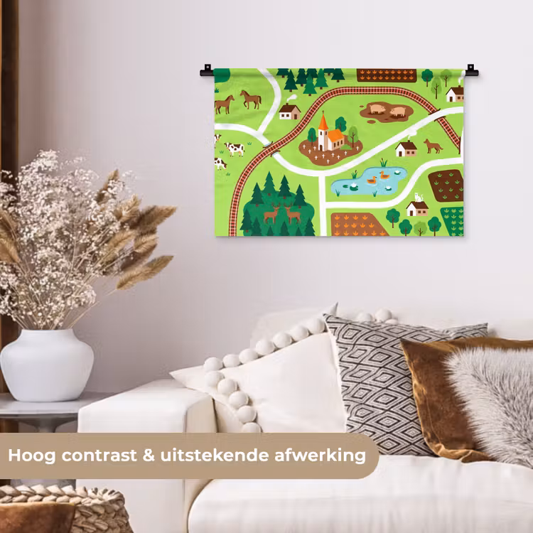 Wall Hanging - Countryside - Animals - Illustration — 4