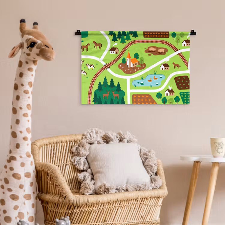 Wall Hanging - Countryside - Animals - Illustration — 5