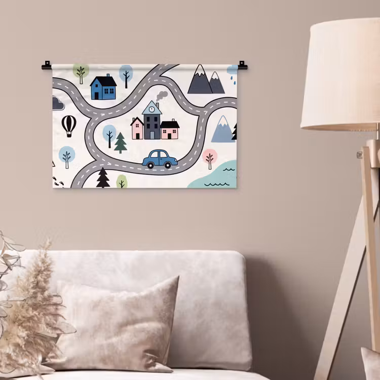 Wall Hanging - Map - City - Child-Friendly — 2