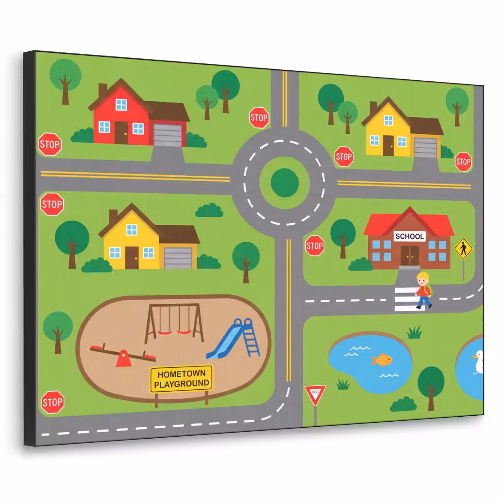 Art Frame - City - Roads - Cartoon — 1