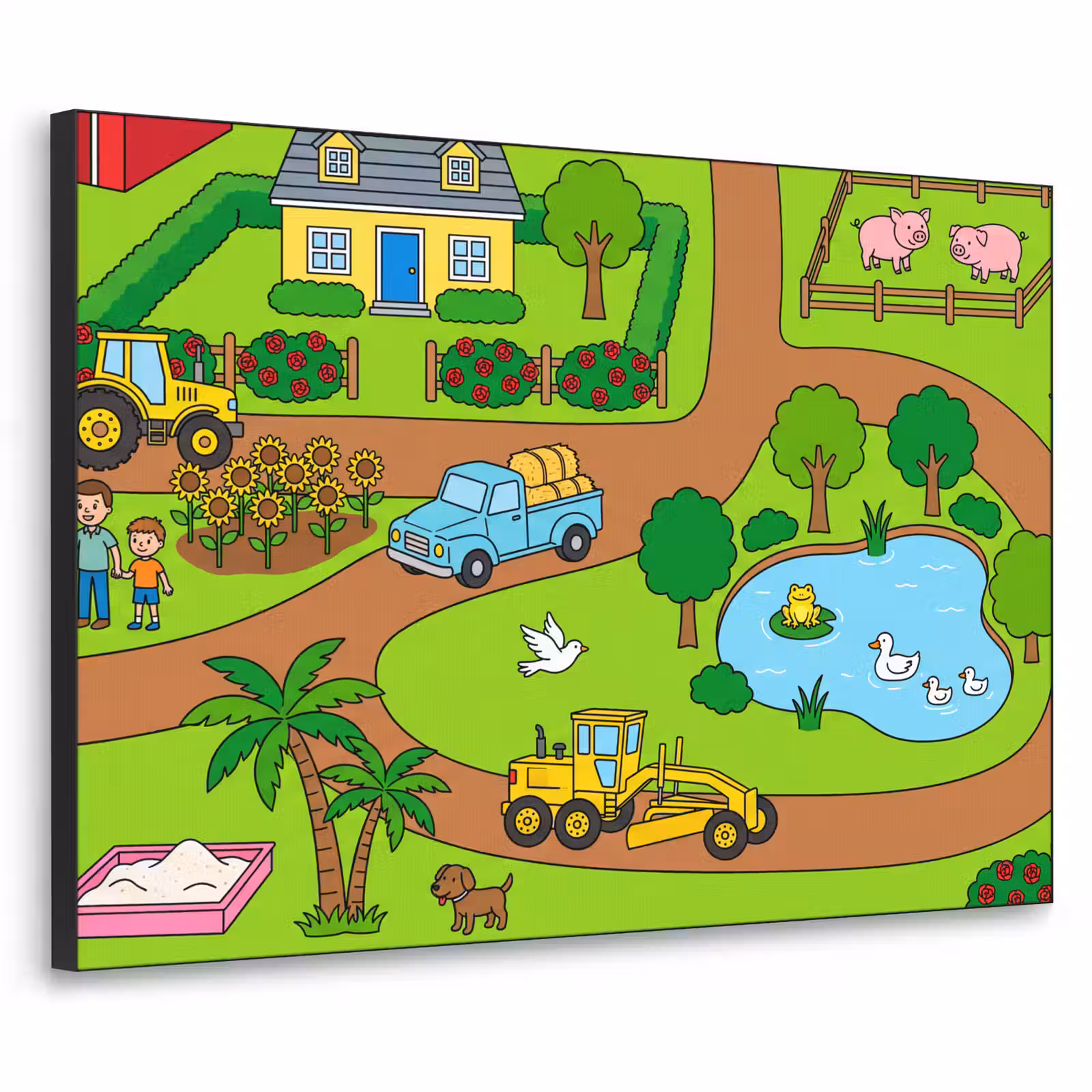 Art Frame - Countryside - Animals - Cartoon — 1