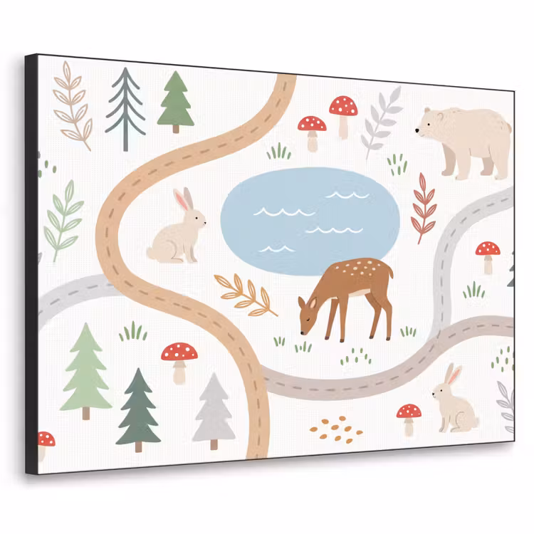 Art Frame - Animals - Forest - Illustration — 1