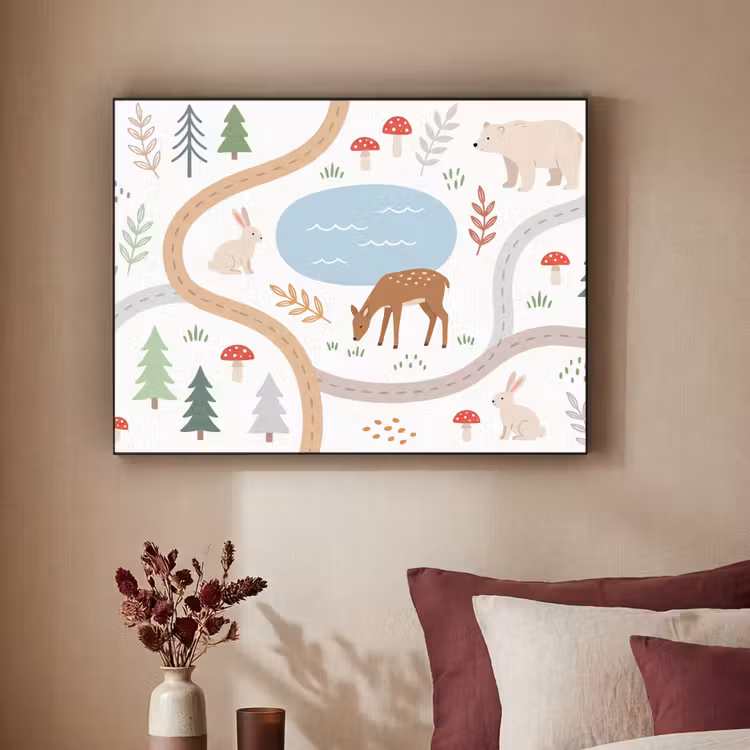 Art Frame - Animals - Forest - Illustration — 2