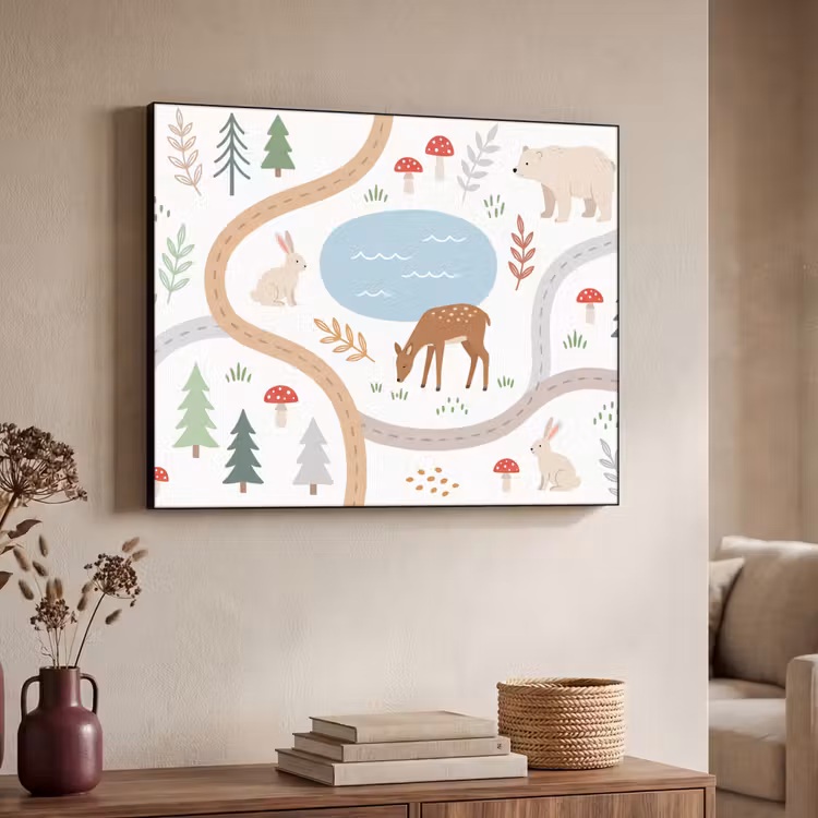 Art Frame - Animals - Forest - Illustration — 4
