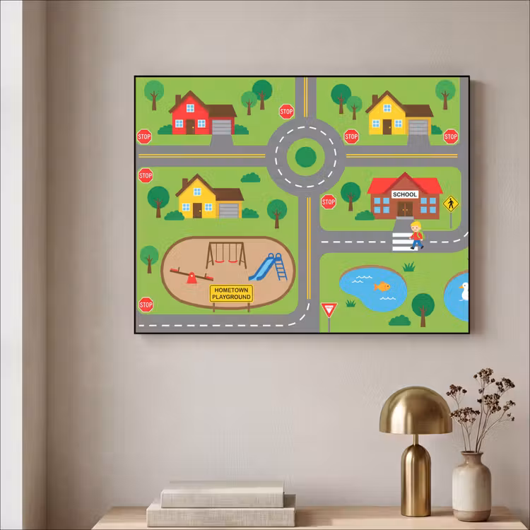 Art Frame - City - Roads - Cartoon — 3