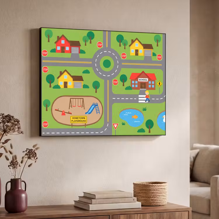 Art Frame - City - Roads - Cartoon — 4