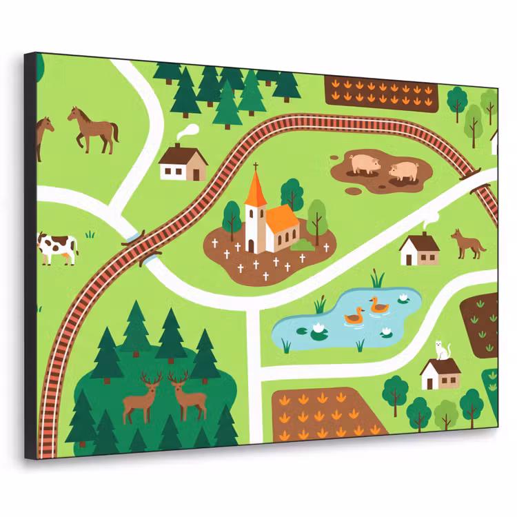 Art Frame - Countryside - Animals - Illustration — 1