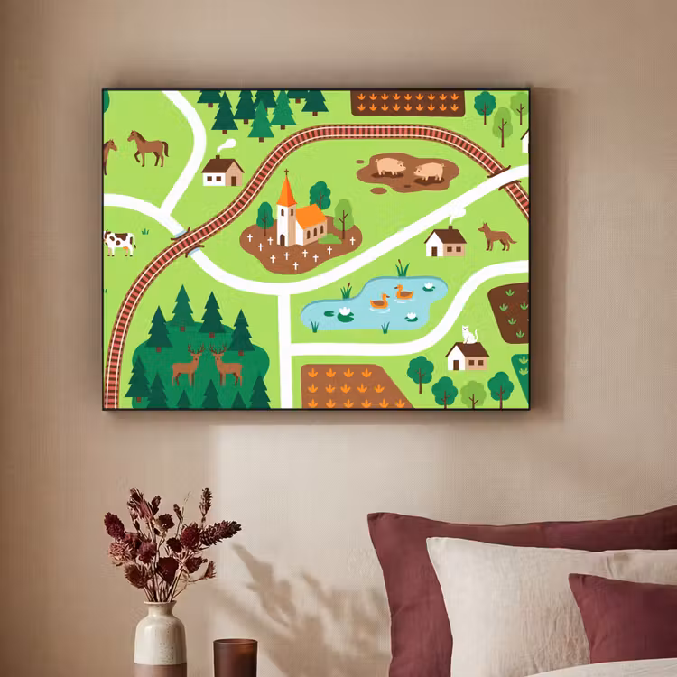 Art Frame - Countryside - Animals - Illustration — 2