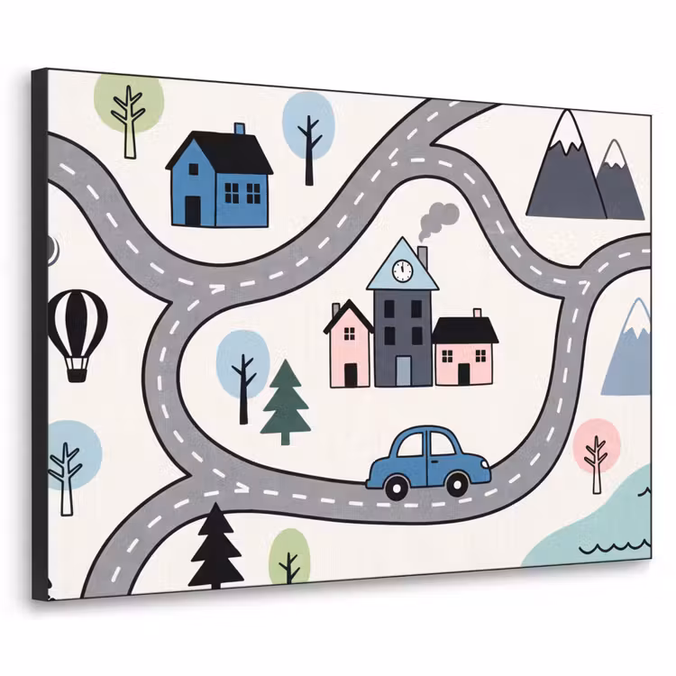 Art Frame - Map - City - Kid-Friendly — 1