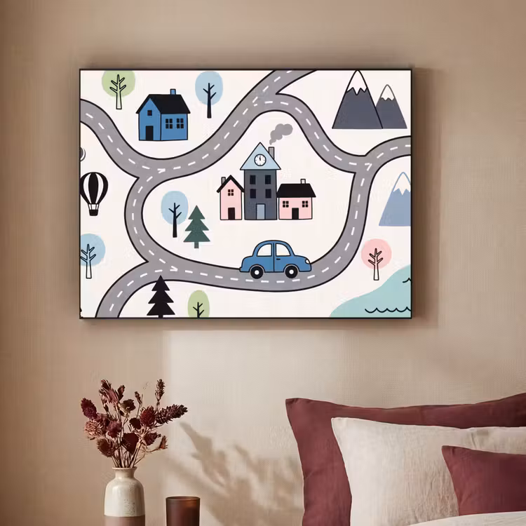Art Frame - Map - City - Kid-Friendly — 2