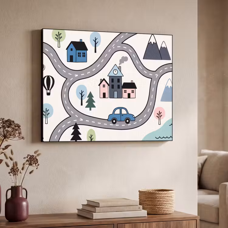 Art Frame - Map - City - Kid-Friendly — 4
