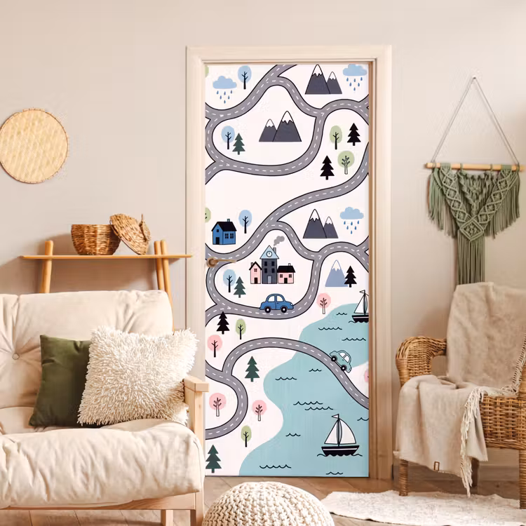 Door sticker - Map - City - Kid-Friendly — 3