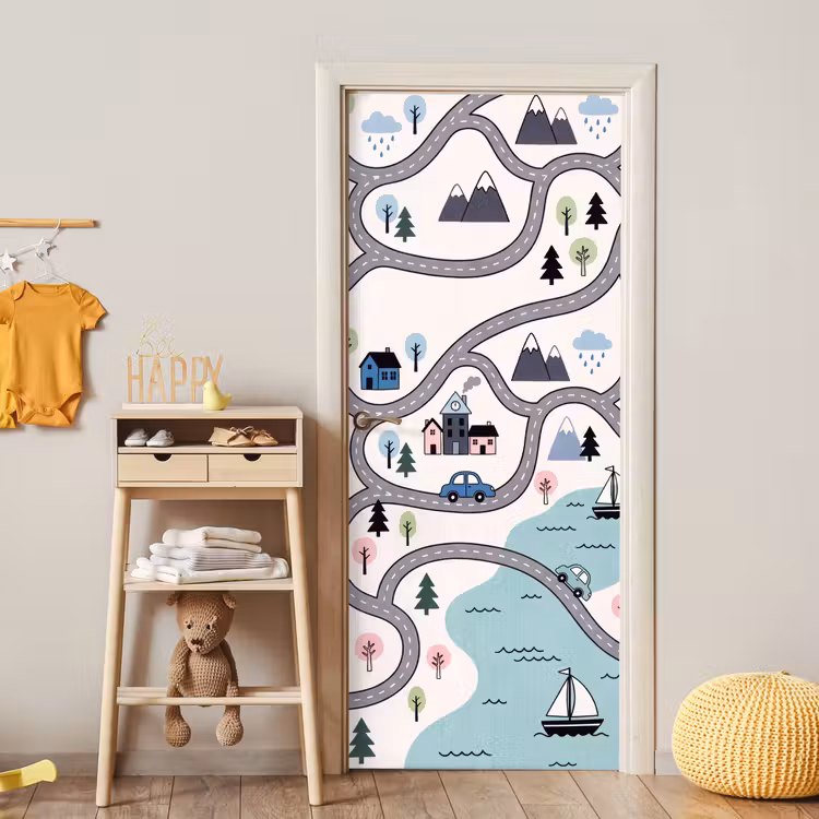 Door sticker - Map - City - Kid-Friendly — 5