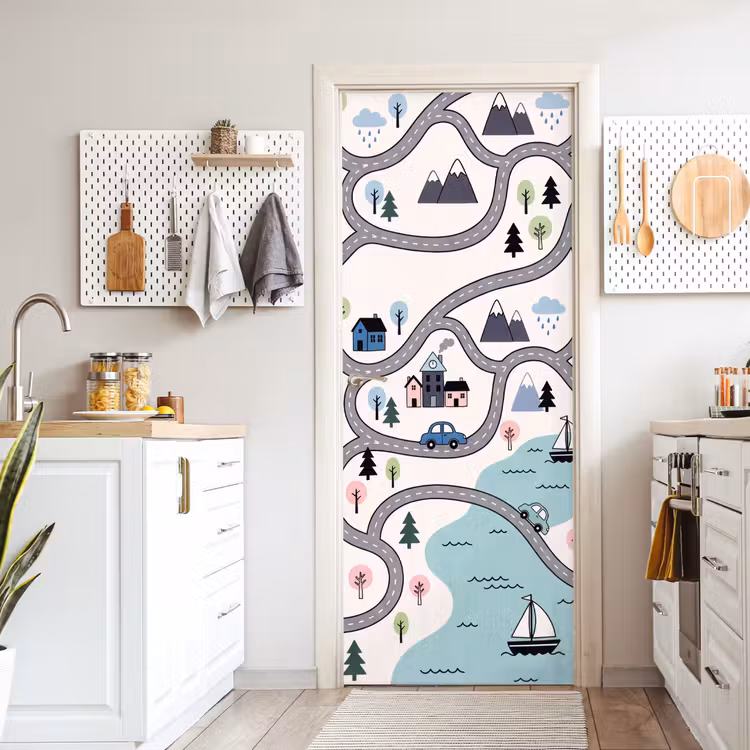 Door sticker - Map - City - Kid-Friendly — 6