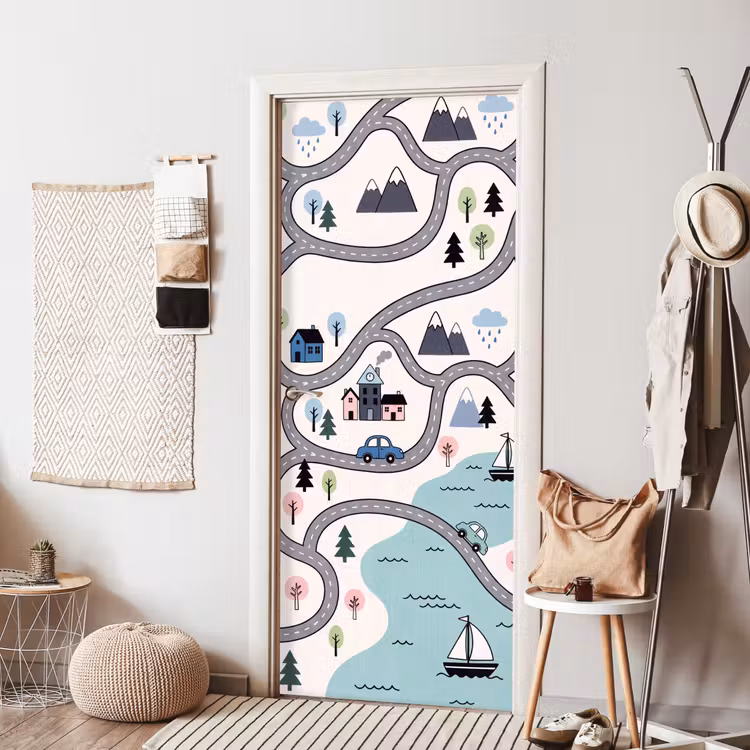 Door sticker - Map - City - Kid-Friendly — 7
