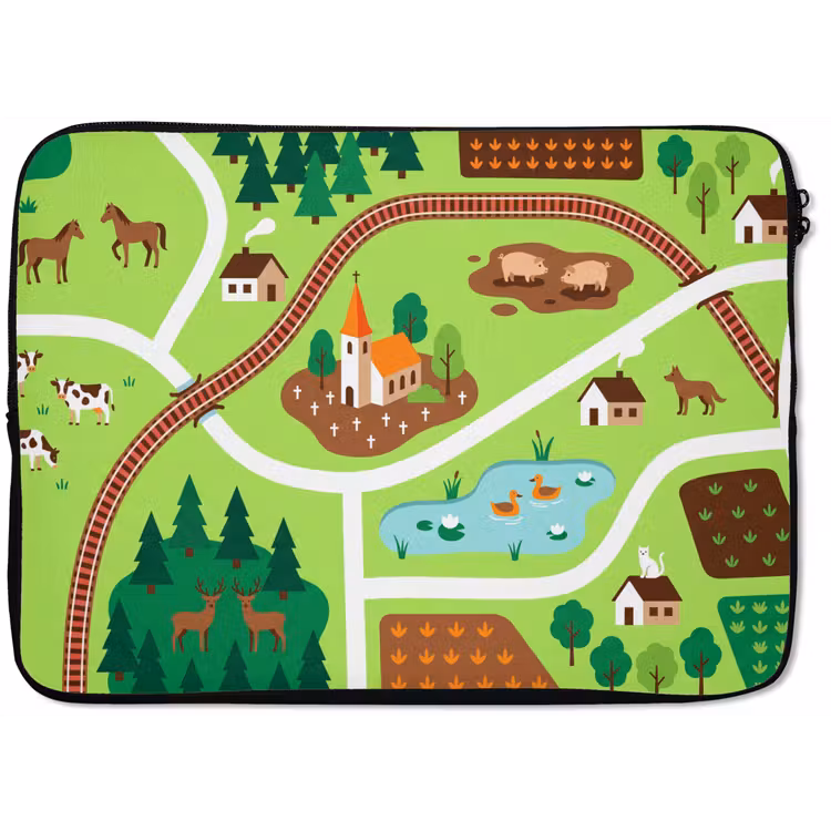 Laptop Sleeve - Countryside - Animals - Illustration — 1