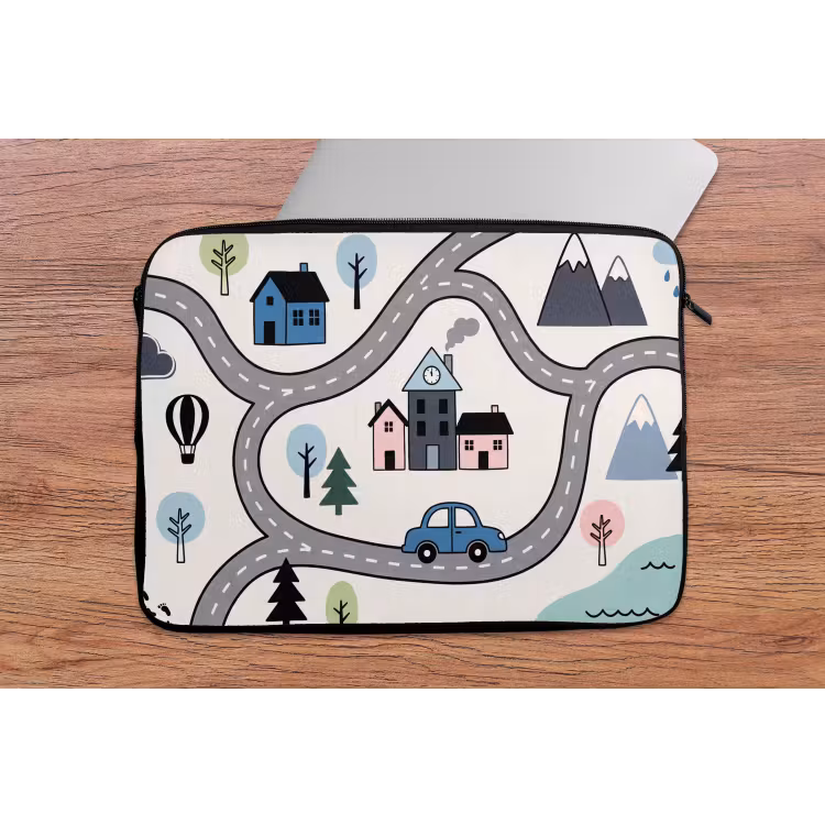 Laptop Sleeve - Map - City - Child-Friendly — 2