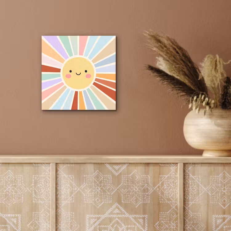 aluminium wall art - Sun - Rays - Cheerful - Colorful - Abstract — 5