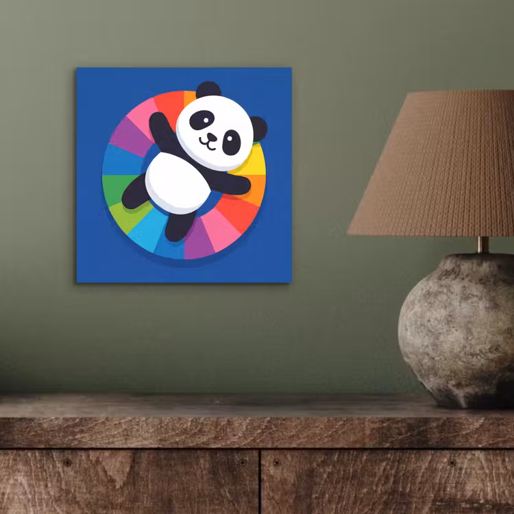 aluminium wall art - Animals - Cartoon - Colorful - Modern - Playful — 3