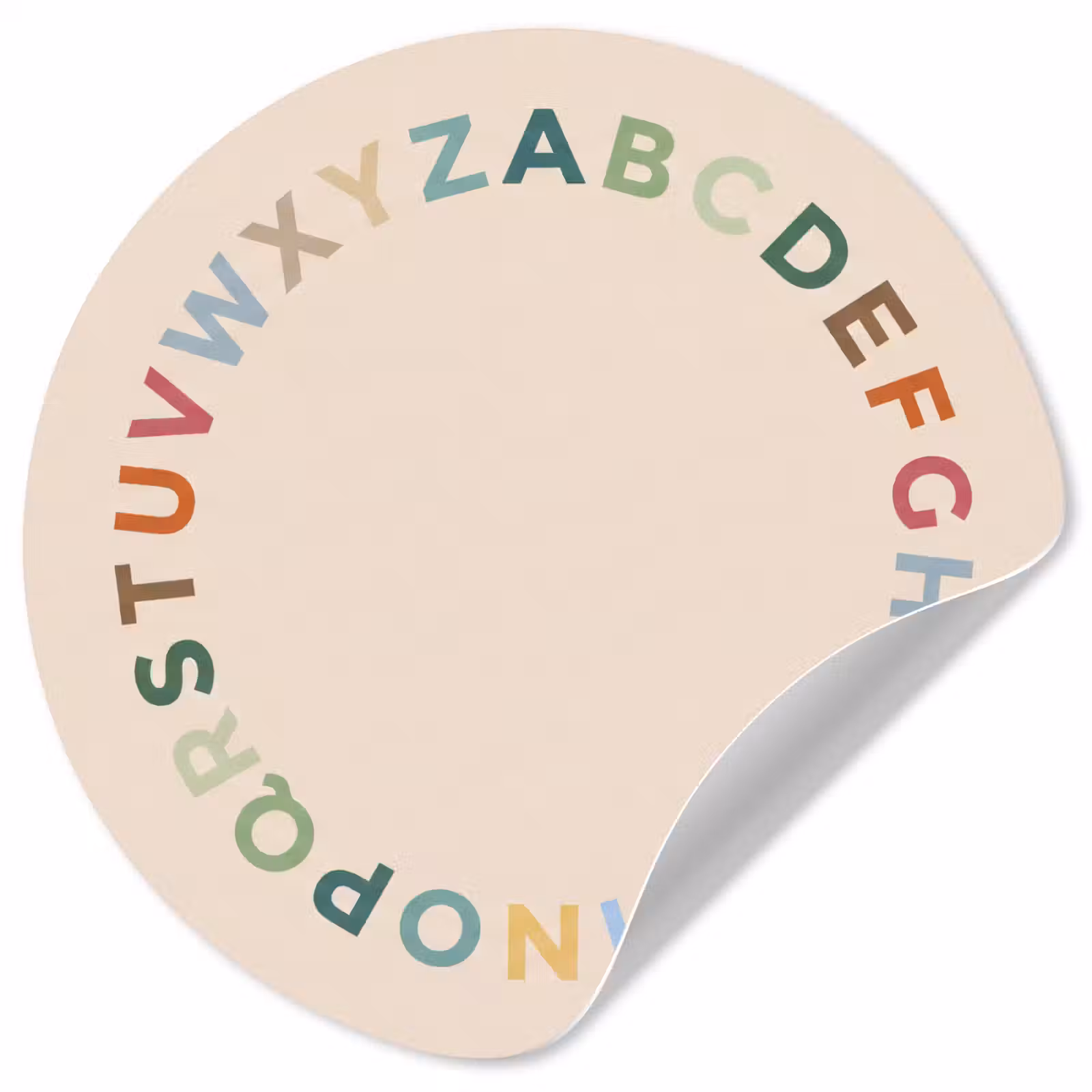 Wallpaper Circle - Alphabet - Circle - Educational - Playful - Colorful — 1