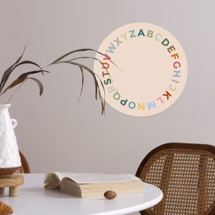 Wallpaper Circle - Alphabet - Circle - Educational - Playful - Colorful — 4