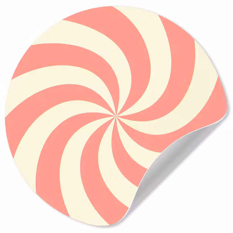 Wallpaper Circle - Spiral - Pattern - Abstract - Pink - Beige — 1