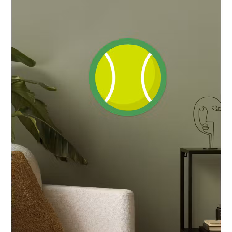 Wallpaper Circle - Ball - Yellow - Sports - Green - Illustration — 3