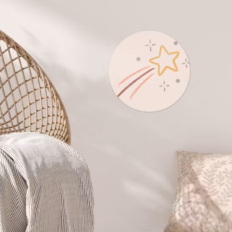 Wallpaper Circle - Star - Falling - Illustration - Pastel — 5