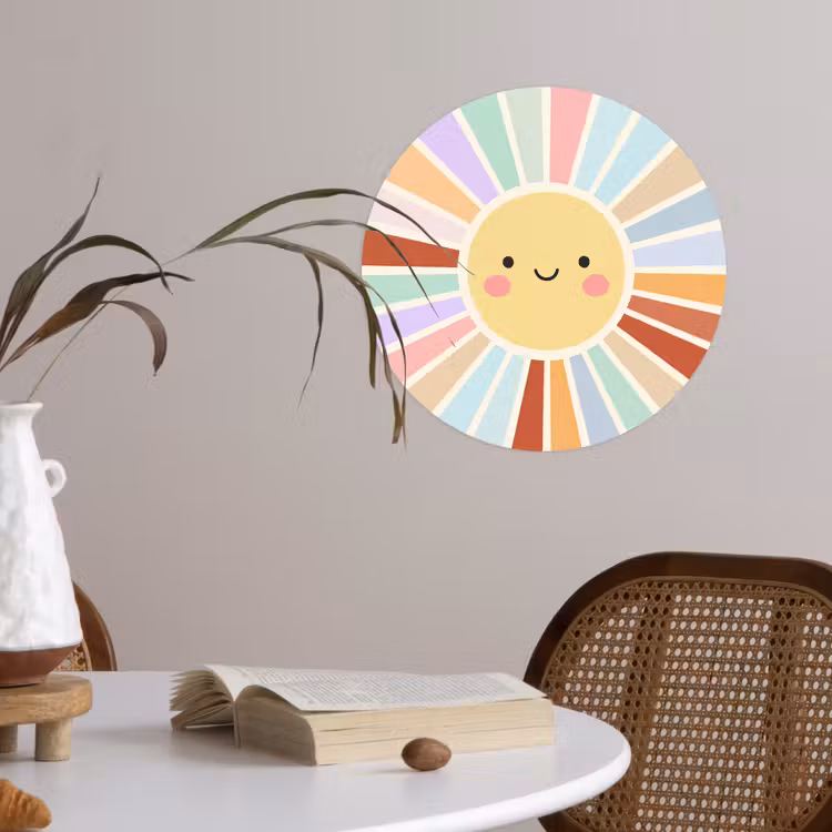 Wallpaper Circle - Sun - Rays - Cheerful - Colorful - Abstract — 4