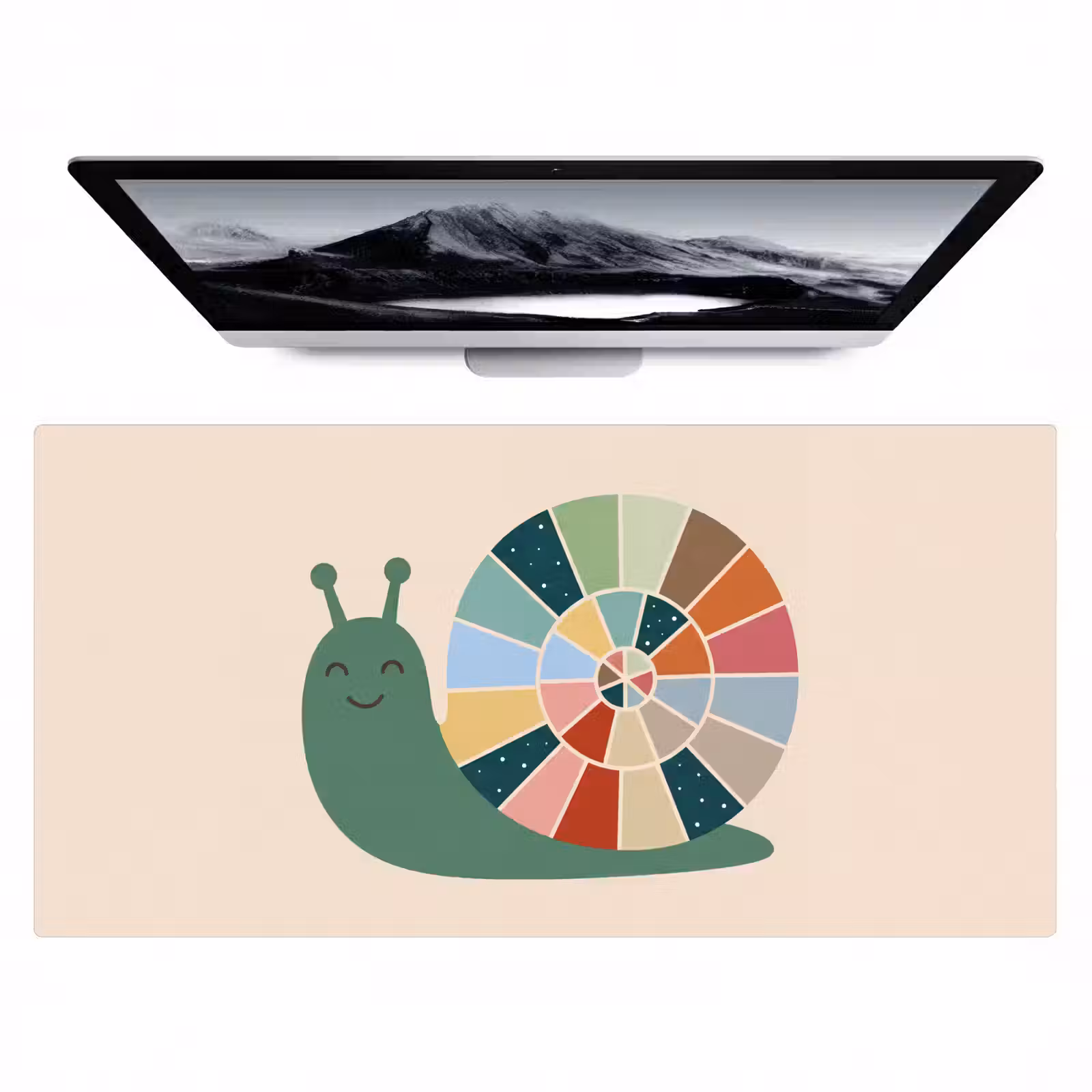 Desk Mat - Animals - Snail - Colorful - Illustration — 1