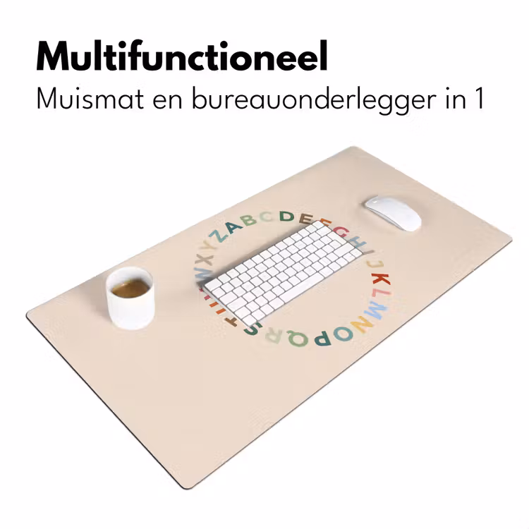 Desk Mat - Alphabet - Circle - Educational - Playful - Colorful — 7
