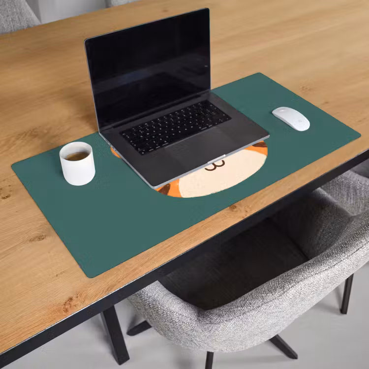 Desk Mat - Animals - Head - Orange - Illustration - Modern — 3