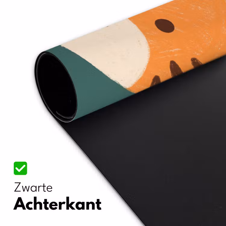 Desk Mat - Animals - Head - Orange - Illustration - Modern — 5