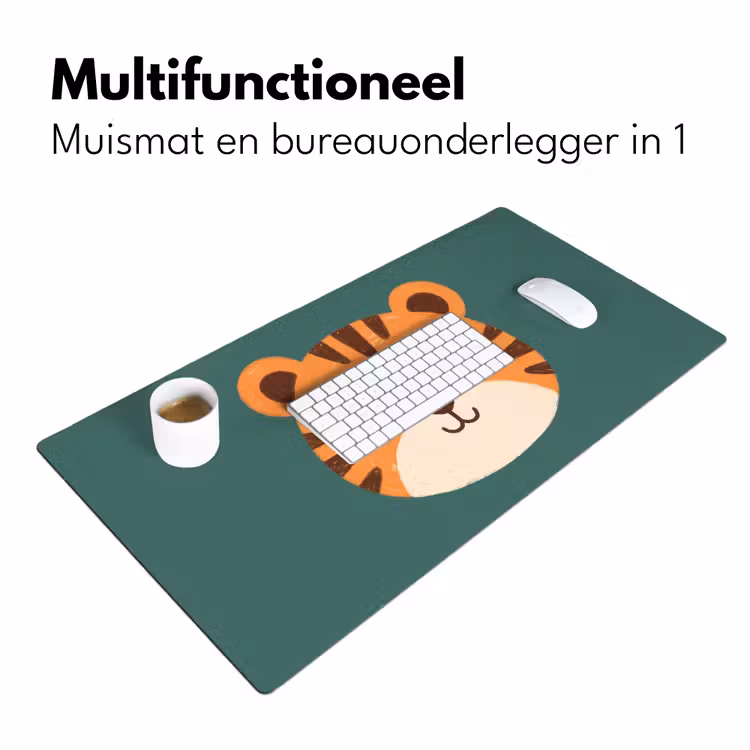 Desk Mat - Animals - Head - Orange - Illustration - Modern — 7