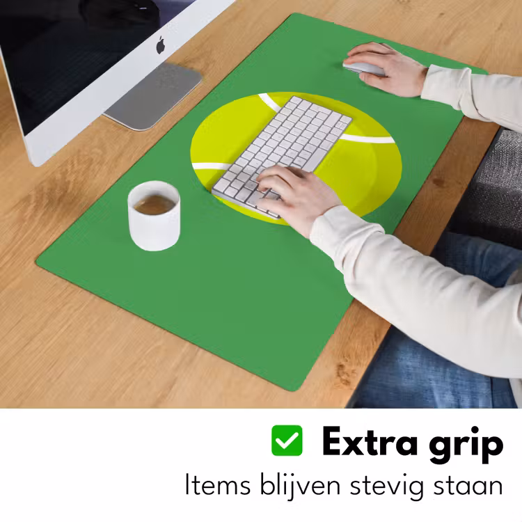 Desk Mat - Ball - Yellow - Sports - Green - Illustration — 6