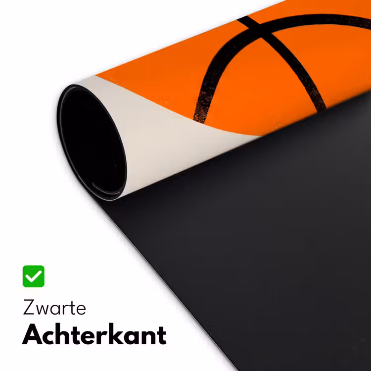 Desk Mat - Basketball - Ball - Sports - Illustration - Orange — 5