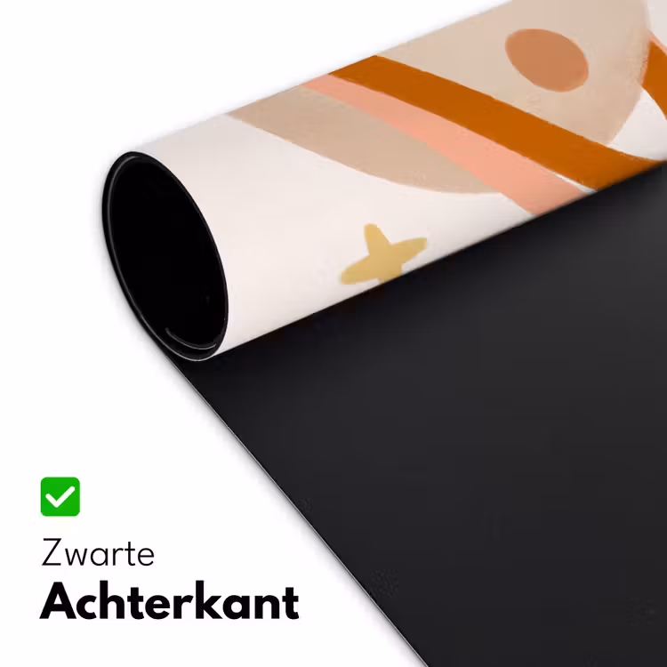 Desk Mat - Planet - Rings - Space - Illustration - Beige — 5