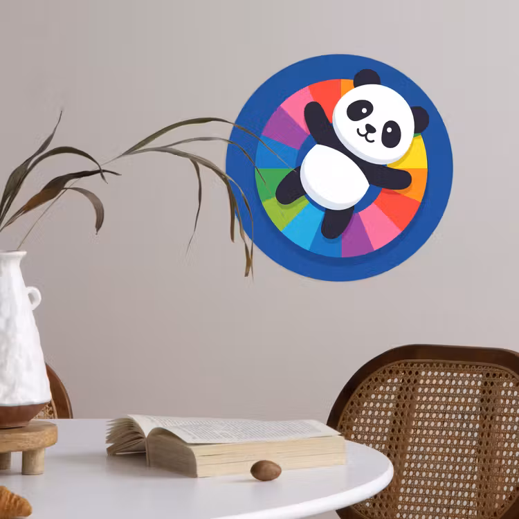 Wallpaper Circle - Animals - Cartoon - Colorful - Modern - Playful — 4