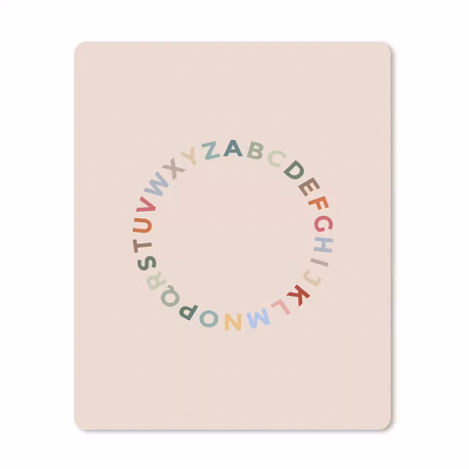 Mouse Pad - Alphabet - Circle - Educational - Playful - Colorful — 1