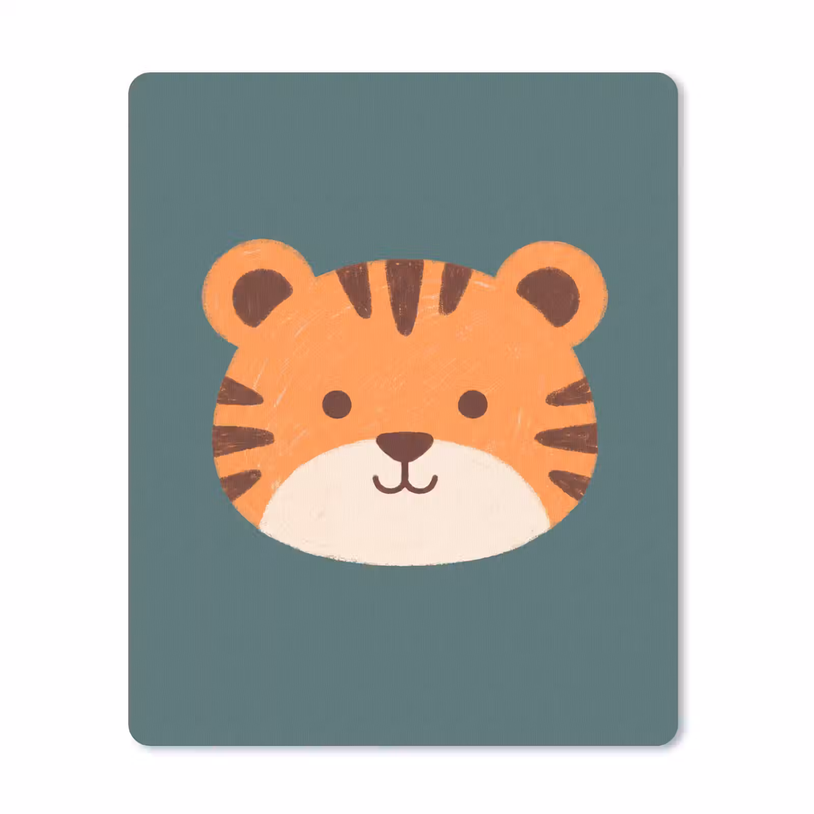 Mouse Pad - Animals - Head - Orange - Illustration - Modern — 1