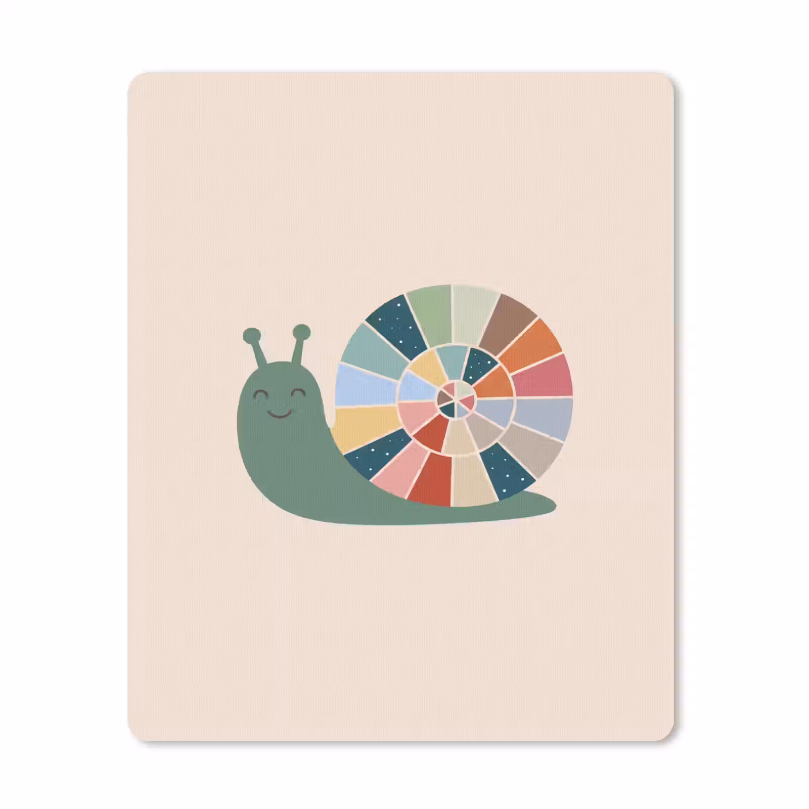 Mouse Pad - Animals - Snail - Colorful - Illustration — 1