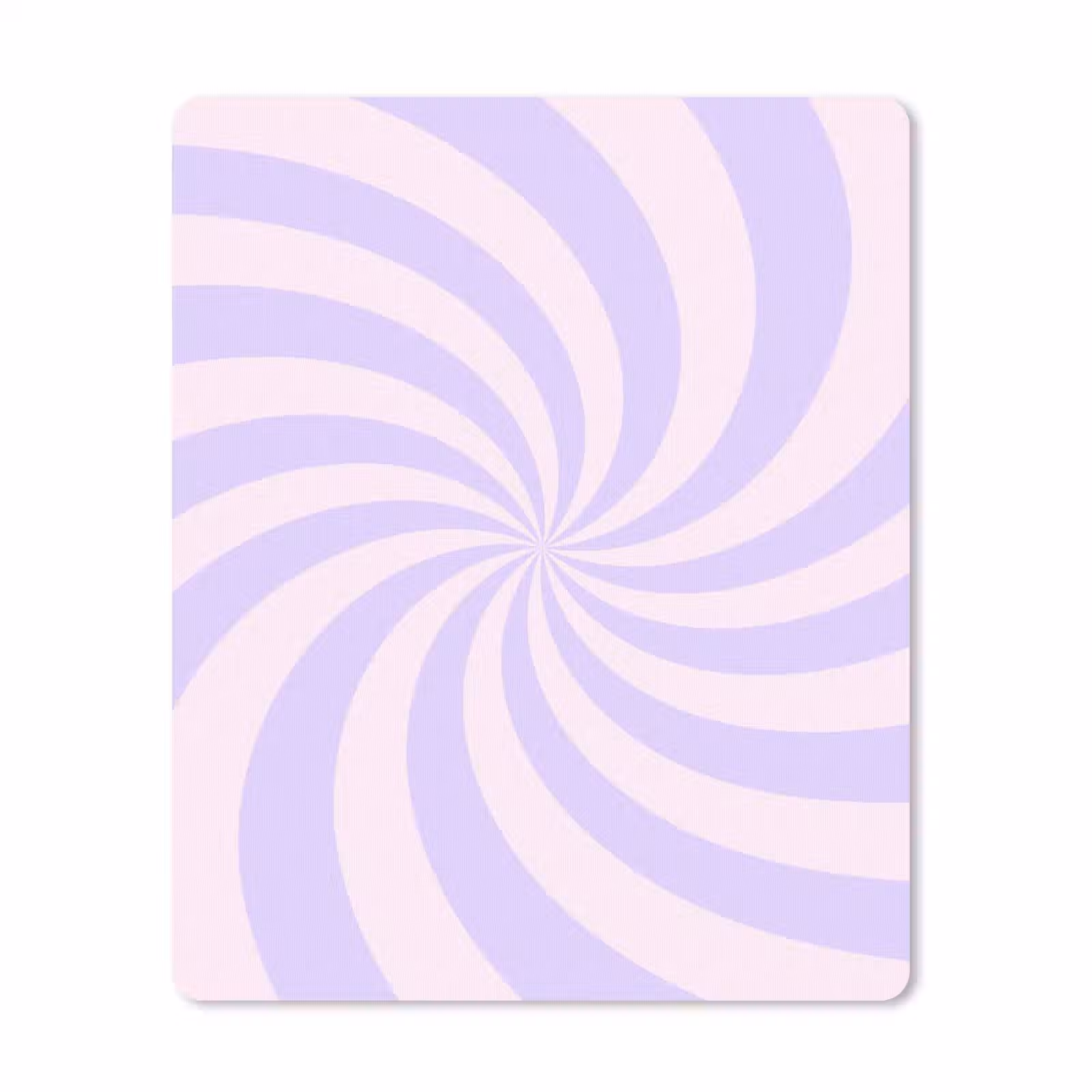 Mouse Pad - Pattern - Spiral - Abstract - Modern - Purple-Pink — 1