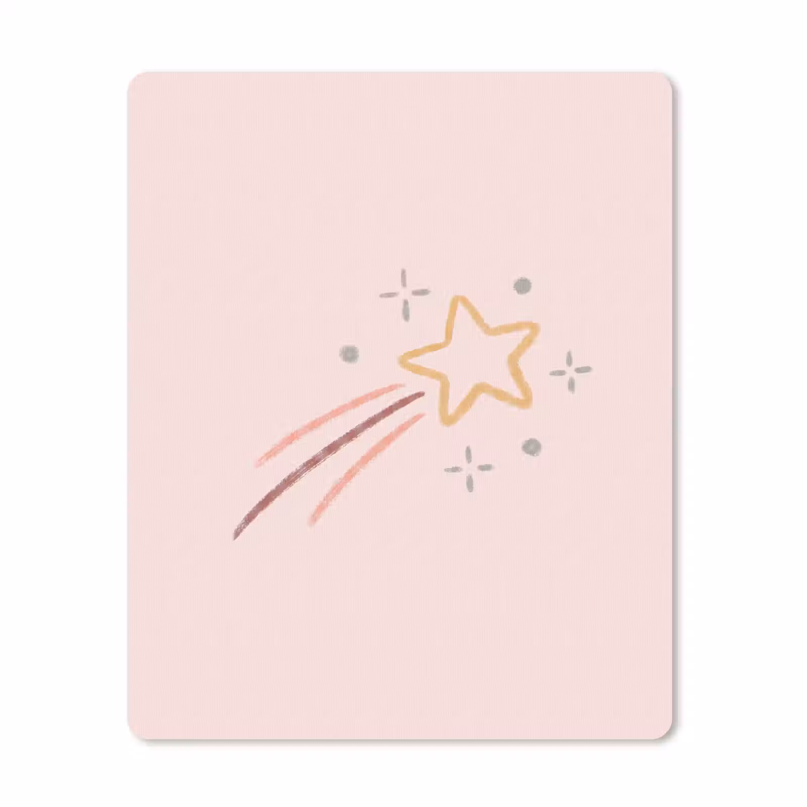 Mouse Pad - Star - Falling - Illustration - Pastel — 1