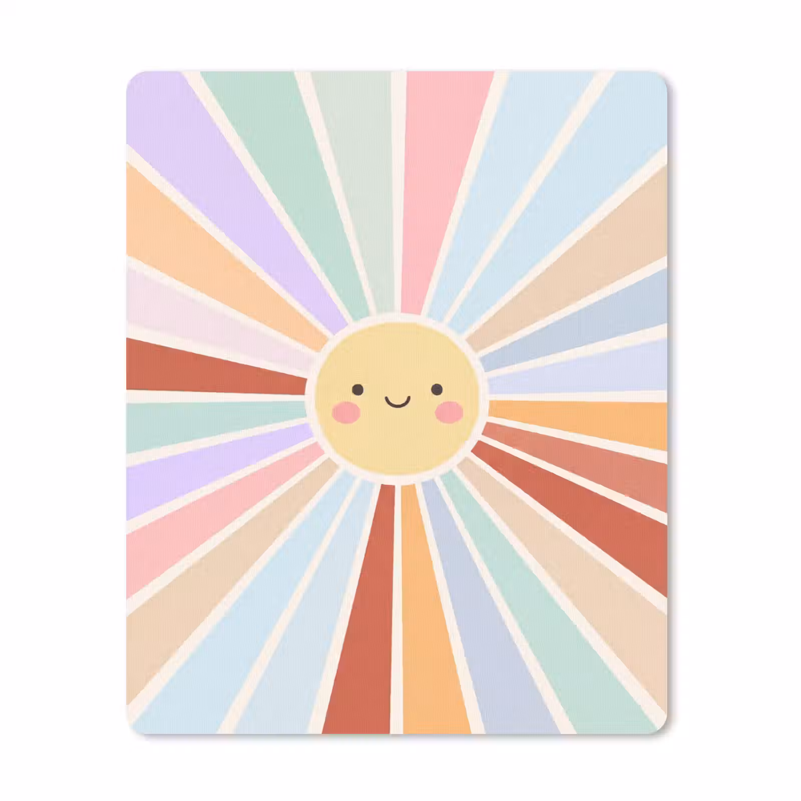 Mouse Pad - Sun - Rays - Cheerful - Colorful - Abstract — 1