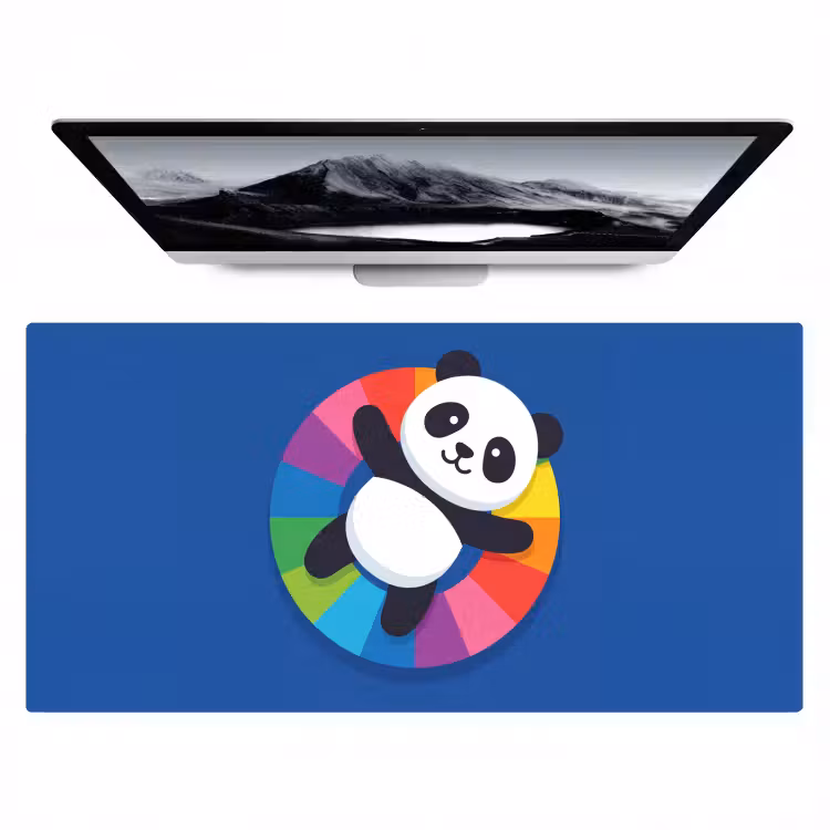 Desk Mat - Animals - Cartoon - Colorful - Modern - Playful — 1