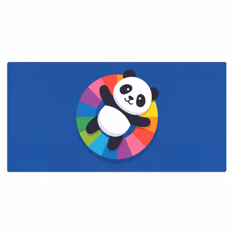 Desk Mat - Animals - Cartoon - Colorful - Modern - Playful — 2