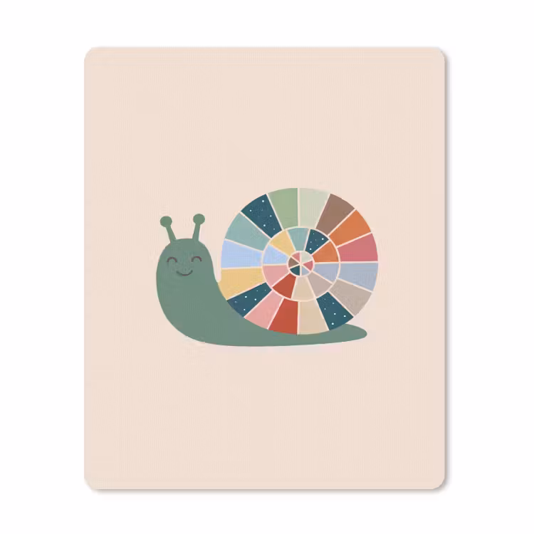 Mouse Pad - Animals - Snail - Colorful - Illustration — 1